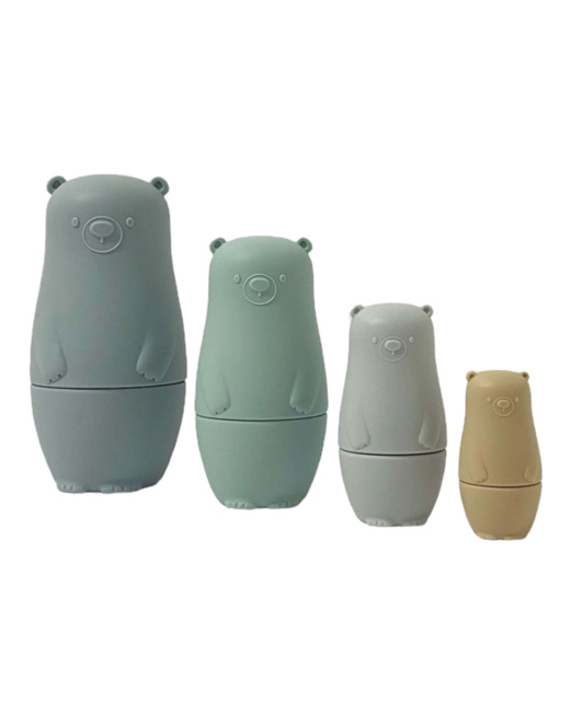 Poupées gigognes ours en silicone Gabriel