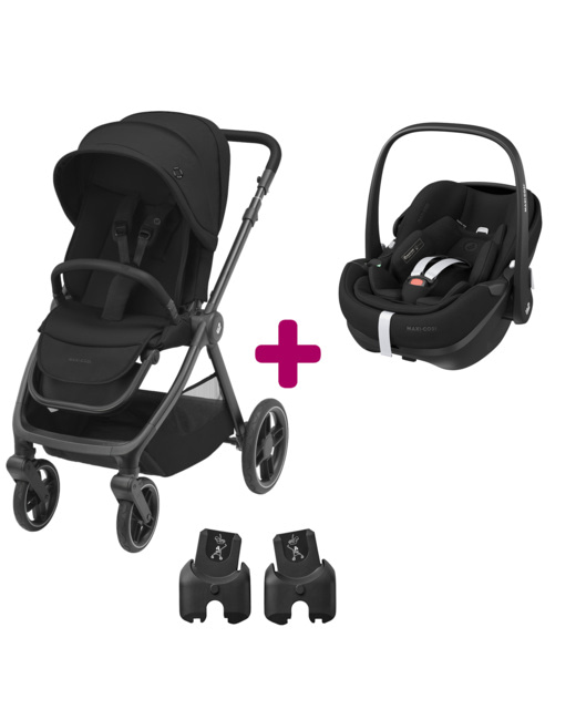 Poussette duo Oxford + siège auto Pebble 360 pro 
