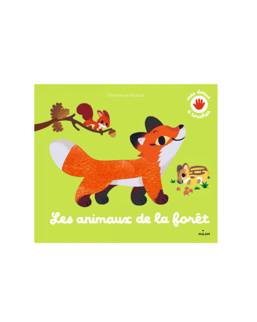 Livre Les animaux de la forêt à toucher