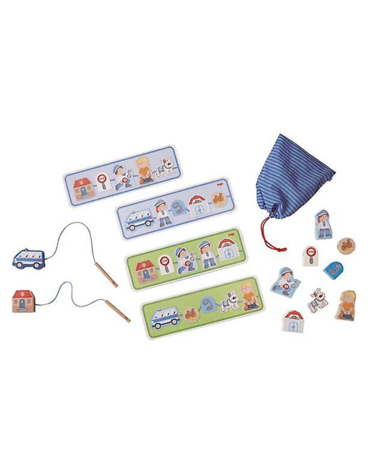 Jeu de laçage : Police