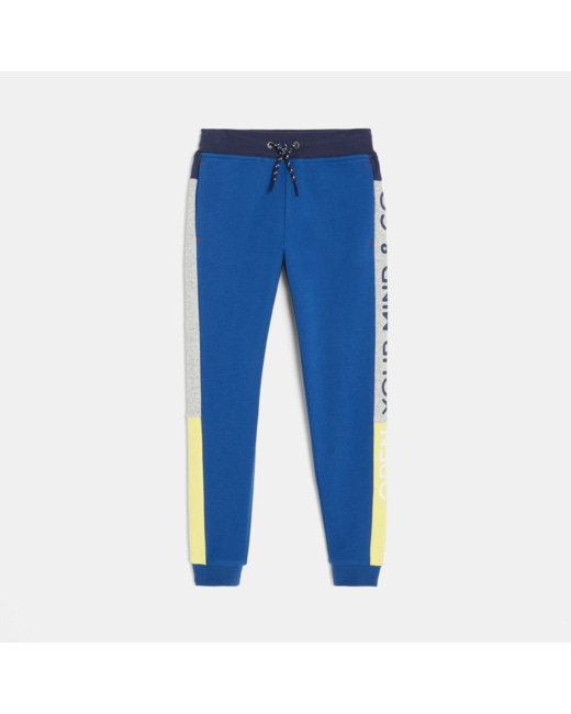 Pantalon de jogging bleu garçon