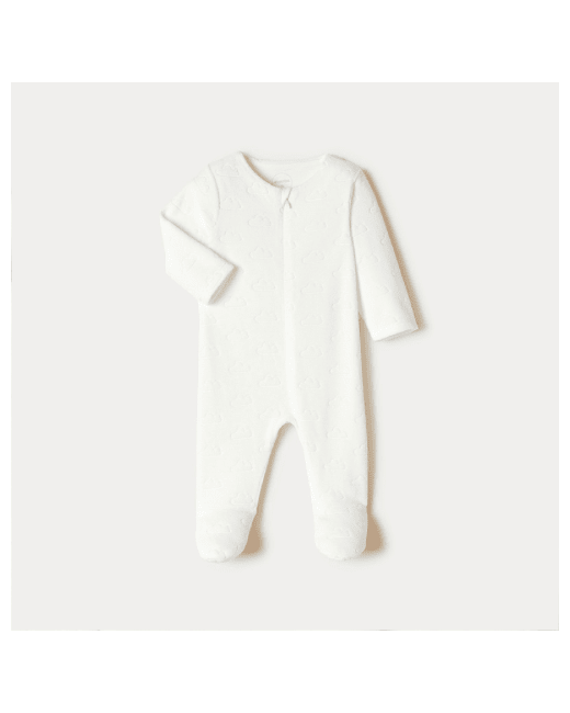 Dors-bien en velours motif nuage
