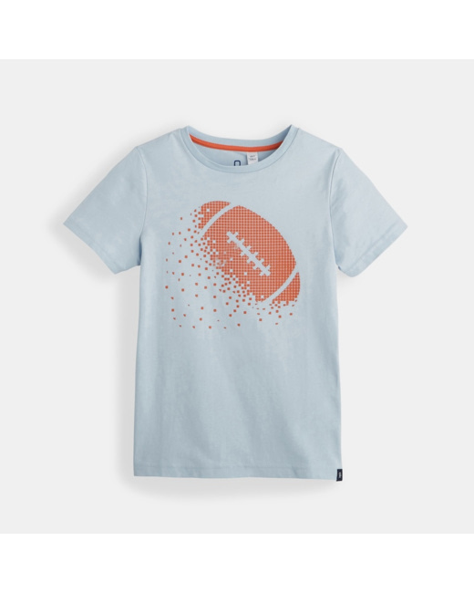 T-shirt à motif bleu garçon