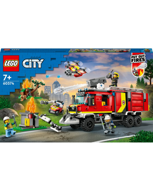 Le camion d’intervention des pompiers City