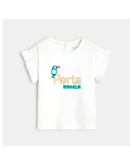 T-shirt à volants toucan