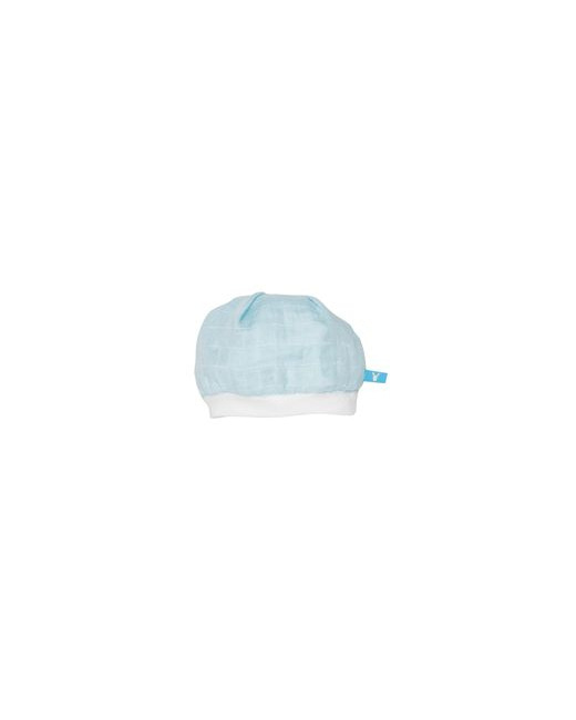 Bonnet bébé en mousseline