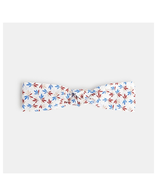 Headband seersucker fleuri