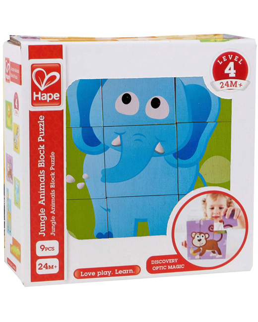 Puzzle cubes Animaux de la jungle