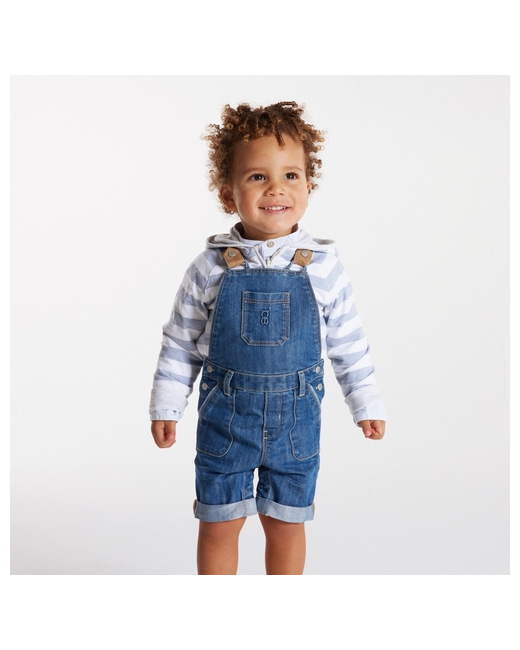 Salopette courte denim