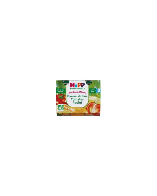 Pommes de Terre Tomates Poulet - 2 pots x 190g - 8 mois