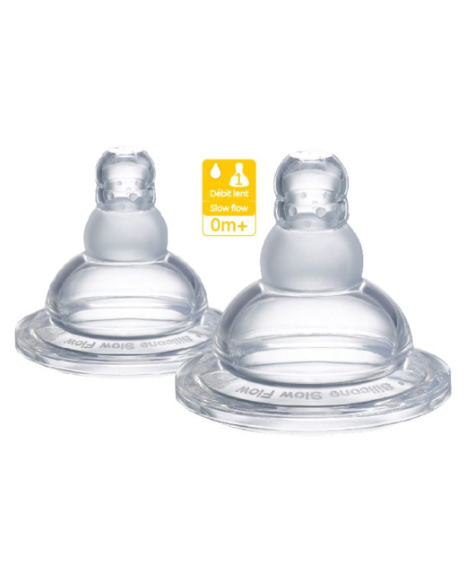 Tétines en silicone Mii Sophie la girafe nouveau-né / débit lent