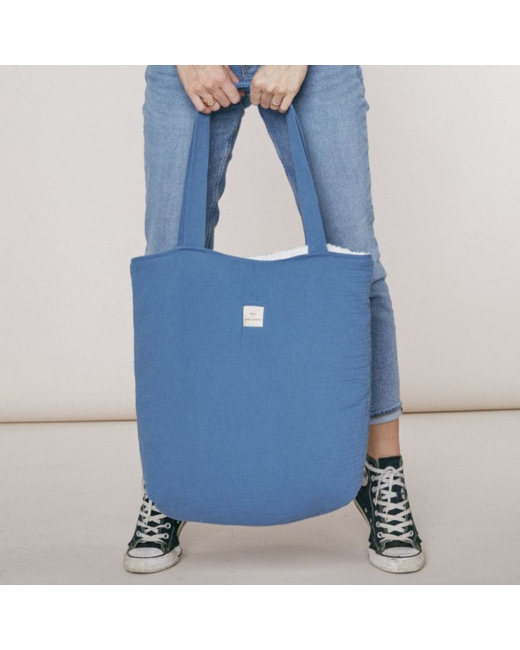 Cabas à langer Gamin Gamine denim