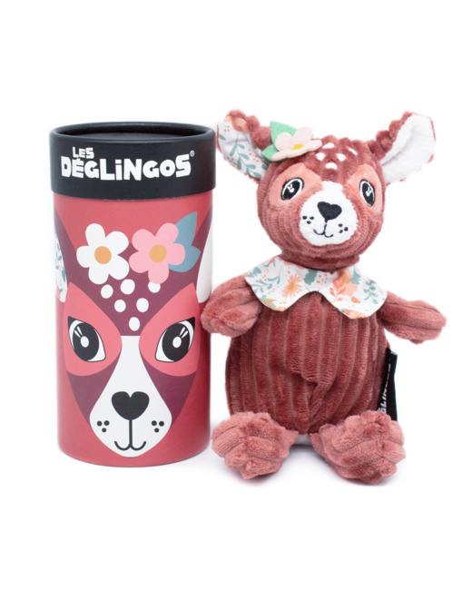 Peluche petit simply Melimelos la biche en boîte