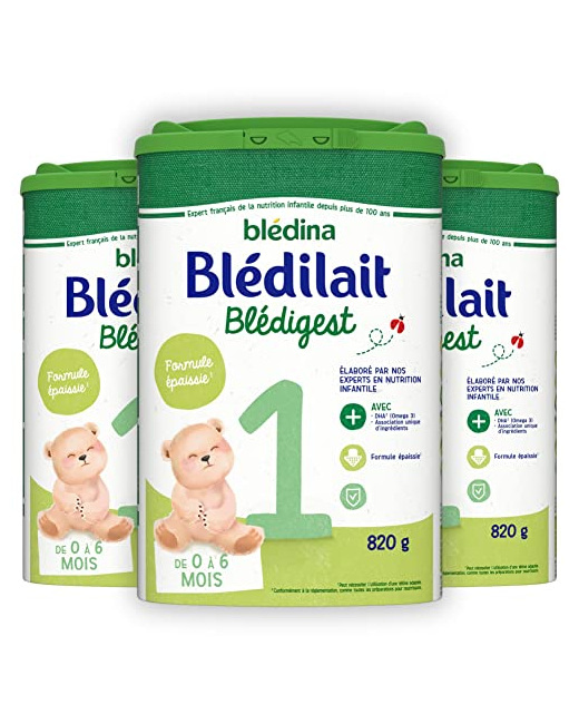 Lait en Poudre pour Bébé, 1er âge, Formule Epaissie