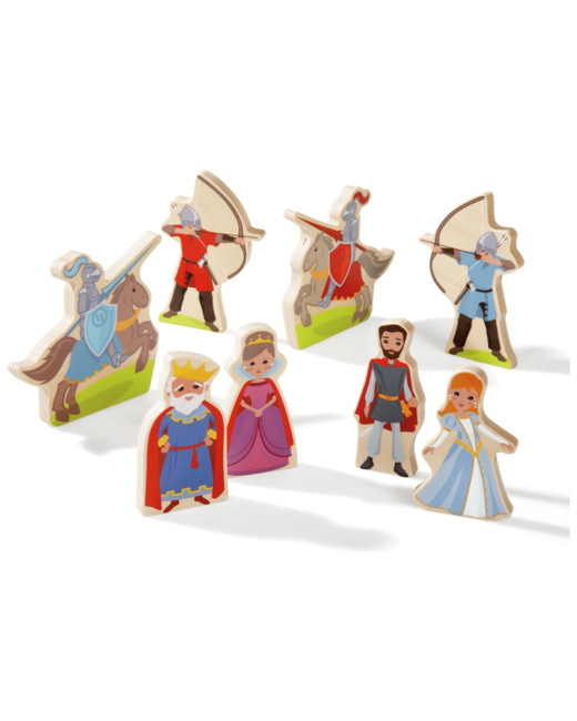 Figurines en bois médiévales