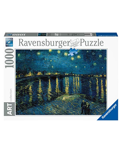 Puzzle - Art collection - La nuit étoilée sur le Rhône - Vincent Van Gogh - 1000 pièces