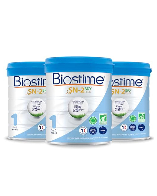 Lait infantile Bio 1er âge en poudre