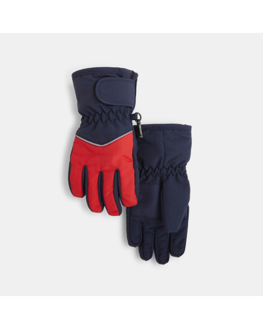 Gants de ski rouge garçon