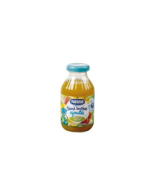 Jus de fruits pomme pêche sans sucres ajoutés 20 cl