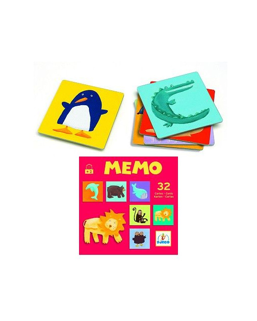 Mémo Animaux couleurs