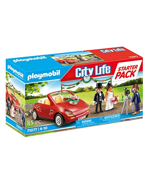 Playmobil City LIfe - Couple de mariés avec photographe et voiture