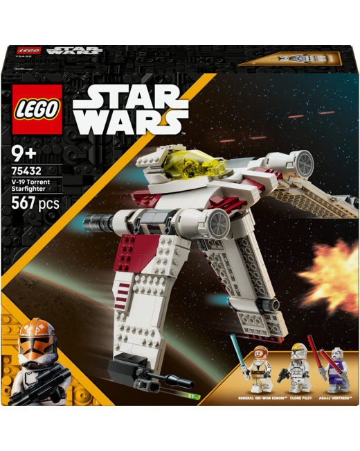 L’attaque des clones chasseur V-19 Torrent Star Wars