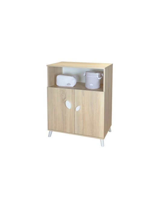 Commode 2 Portes plan à langer Eden