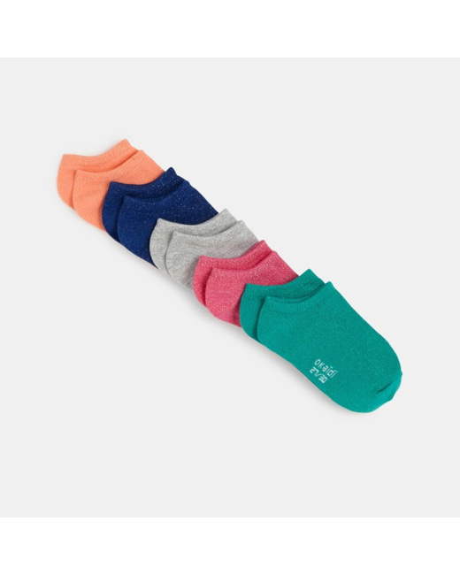 Socquettes à paillettes (lot de 5) fille
