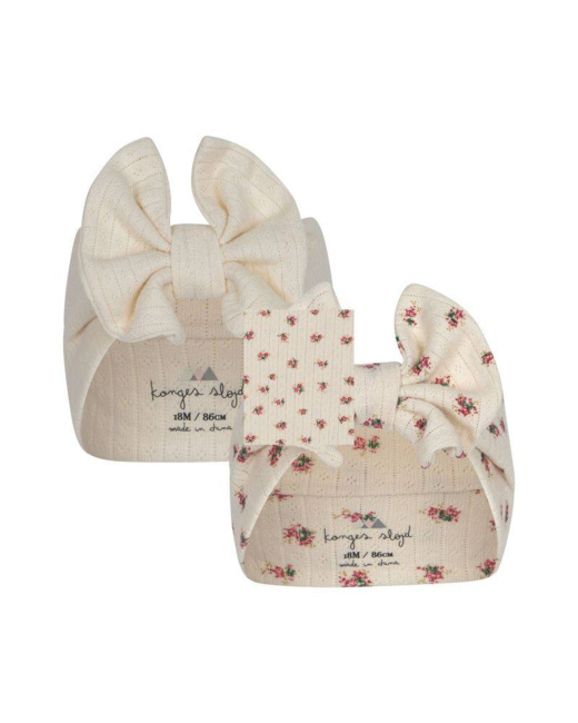 Lot de 2 turbans Minnie Bloomie Antique White