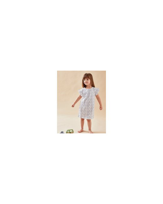 Robe de nuit fleurie en jersey