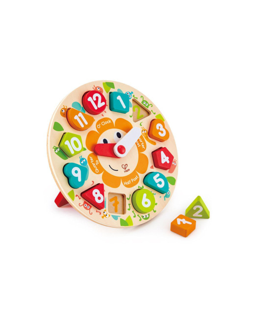 Puzzle à grosses pièces horloge
