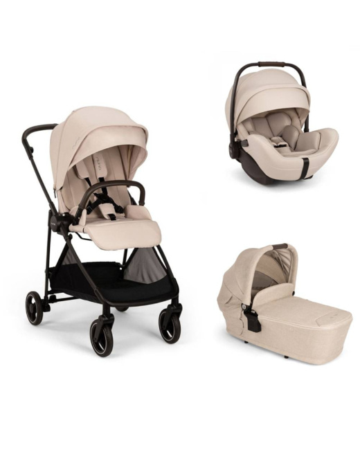 Poussette Trio Ixxa Next + Siège auto Arra Flex + Nacelle Lytl