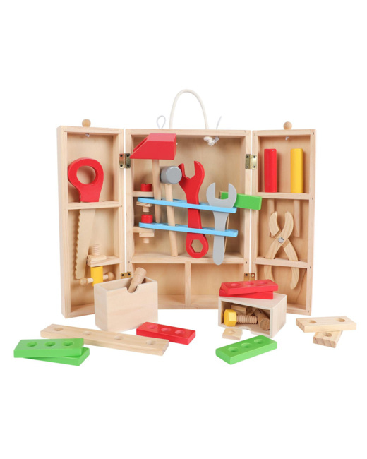 Boîte à outils en bois