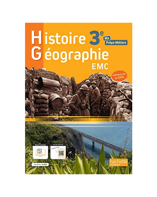 Histoire-Géographie 3e Prépa-métiers - Livre élève - éd. 2023