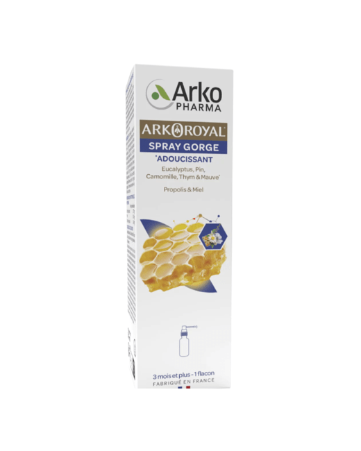 Spray gorge eucalyptus thym camomille propolis miel Activox
