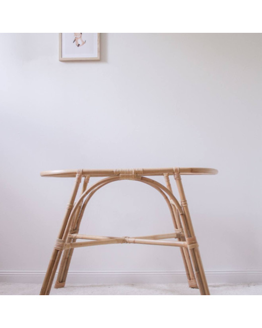 Pied de couffin en rotin