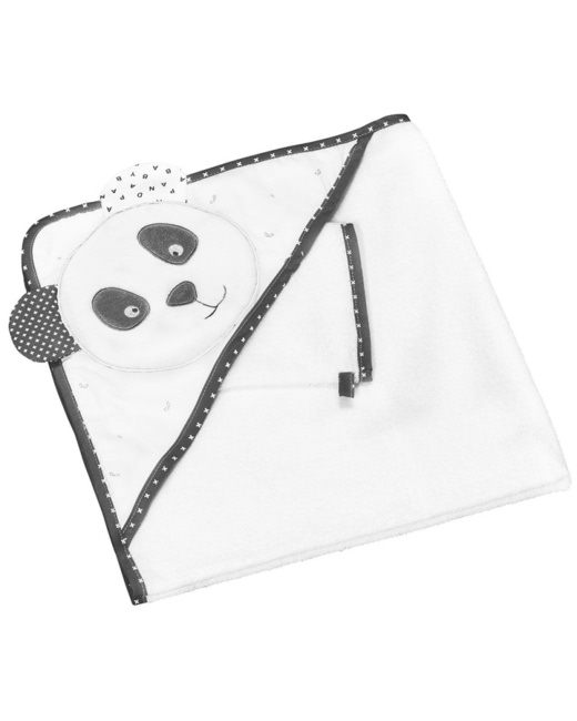 Cape de bain et gant Chao Chao