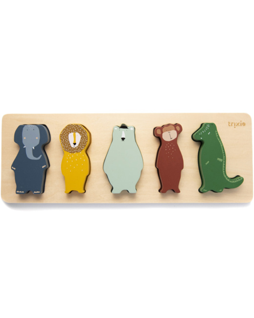 Puzzle à encastrement en bois Animaux