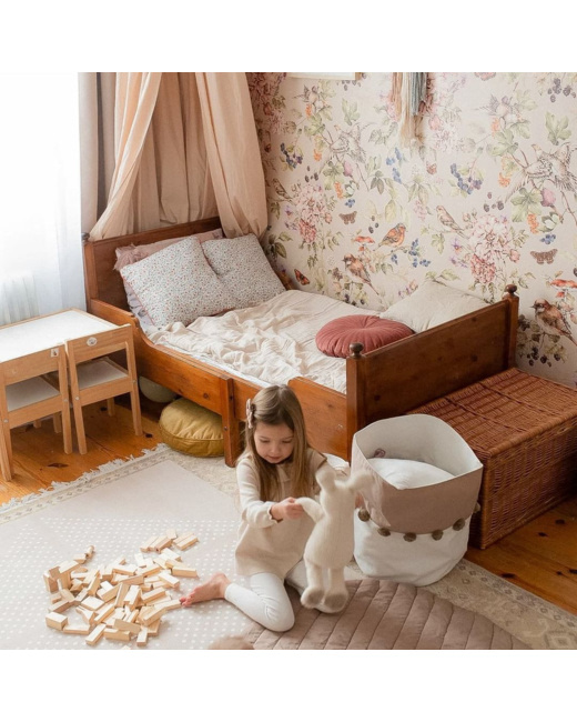 Papier peint paradis secret fond neutre