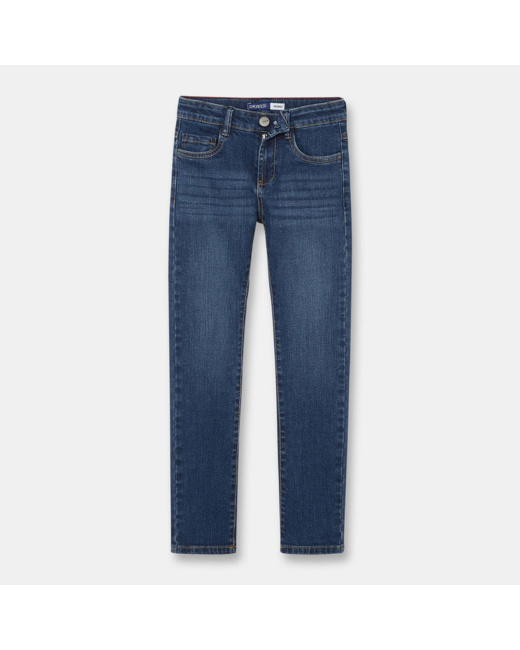Jean skinny stretch bleu garçon