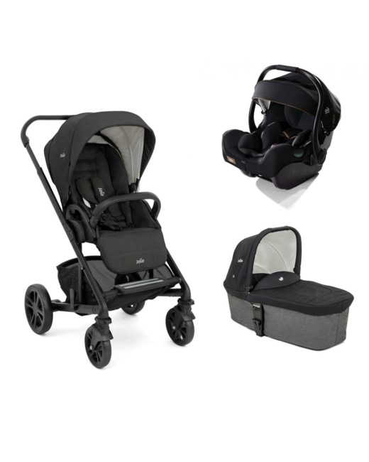 Poussette Trio Chrome + Siège auto i-Jemini + Nacelle chrome