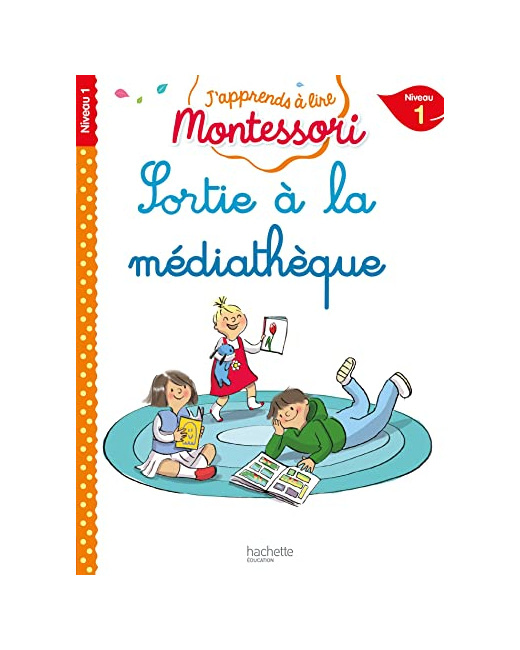Sortie à la médiathèque, niveau 1 - J'apprends à lire Montessori