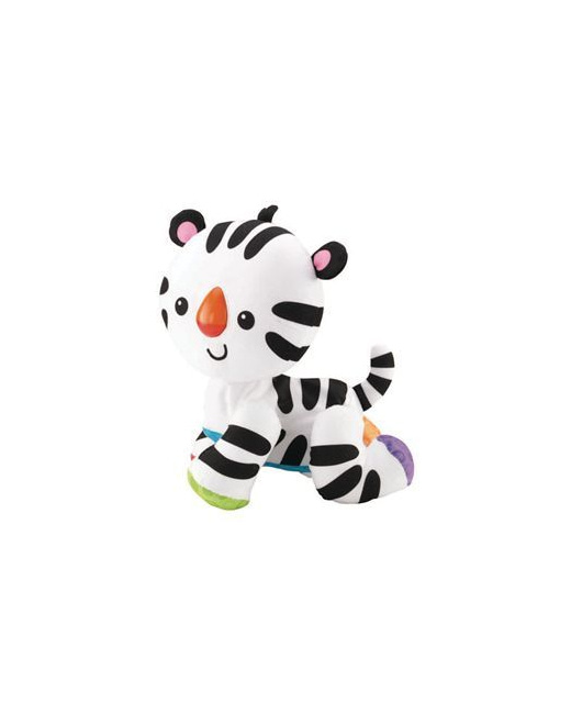Fisher-Price Linkimals Andrea le Panda, peluche bébé interactive  d'apprentissage, jouet sons et lumières, version
