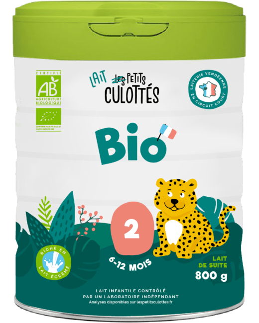 Lait de suite 2ème âge Bio de 6 à 12 mois