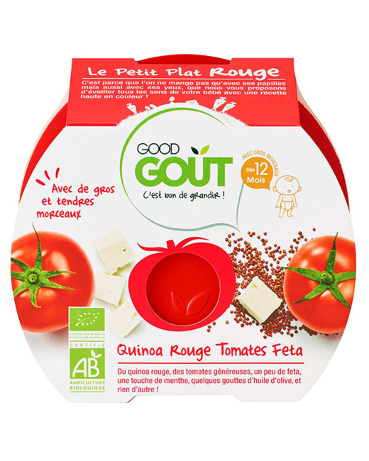Le Petit Plat rouge : quinoa rouge, tomates, feta