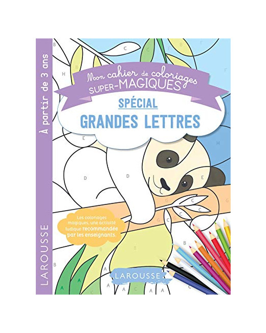 Coloriages magiques mes premières grandes lettres