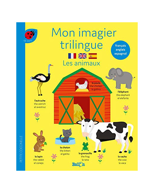 Mon imagier trilingue - Les animaux