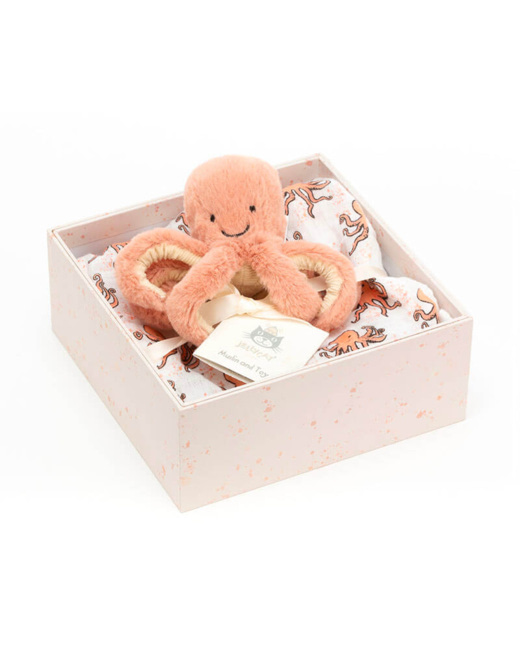 Lot cadeau peluche pieuvre Odell Octopus Gift Set