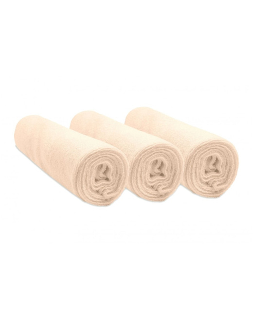 Lot de 3 housses matelas à langer coton Bio