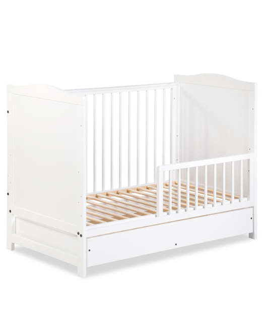 Lit bébé enfant évolutif à barreaux en bois FELIX